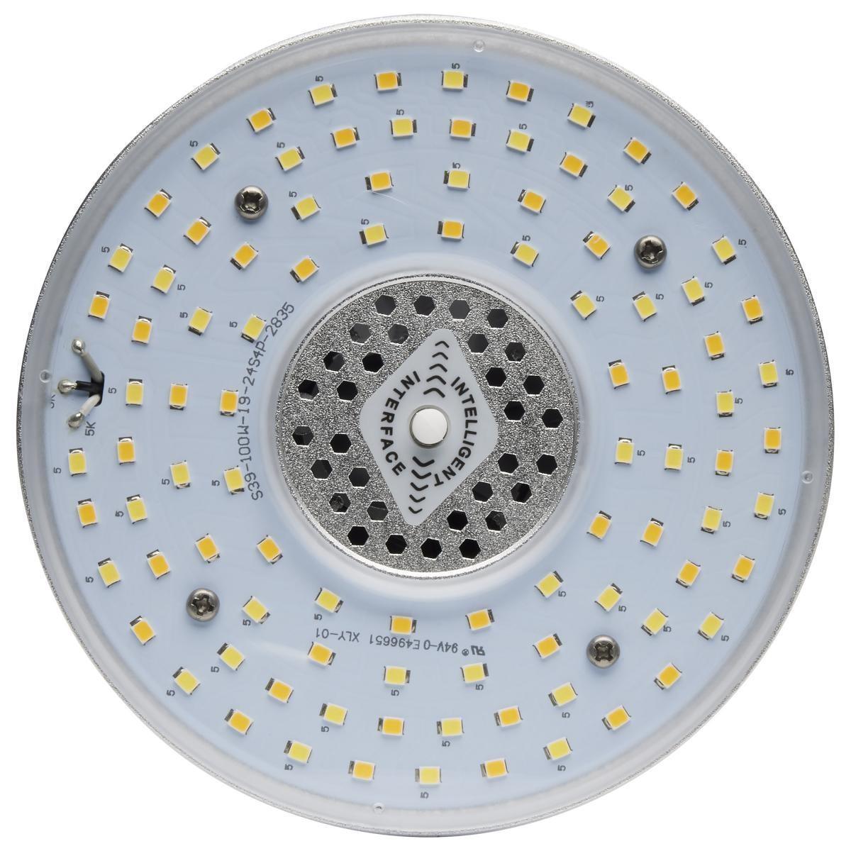 Retrofit LED Corn Bulb, 100W, 14000 Lumens, Selectable CCT, 30K/40K/50K, EX39 Mogul Extended Base, 480V