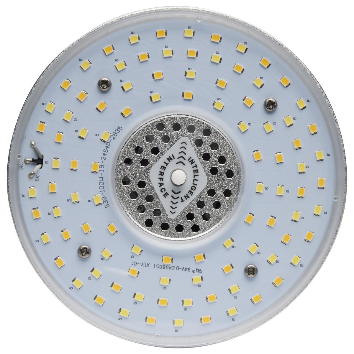 Retrofit LED Corn Bulb Omnidirectional, 100 Watts, 14000lm, Selectable CCT, EX39 Mogul, 480V - Bees Lighting