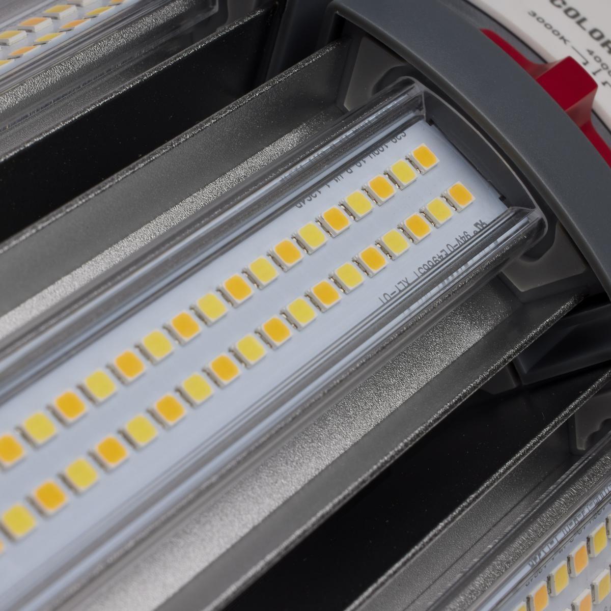 Retrofit LED Corn Bulb Omnidirectional, 100 Watts, 14000lm, Selectable CCT, EX39 Mogul, 480V - Bees Lighting