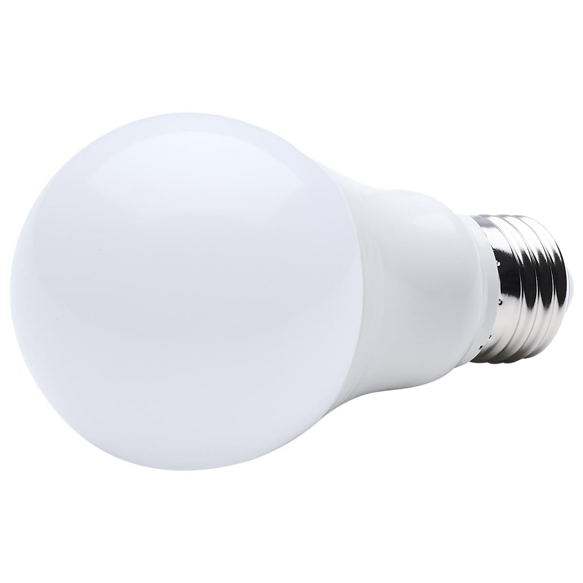 A19 LED Bulb, 60W Equivalent, 10 Watts, 800 Lumens, 4000K, E26 Medium Base, Frosted, Pack of 4 - Bees Lighting