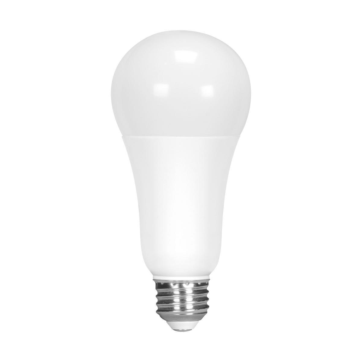 A19 LED Bulb, 100W Equivalent, 17 Watt, 1600 Lumens, 3000K, E26 Medium Base, Frosted Finish - Bees Lighting
