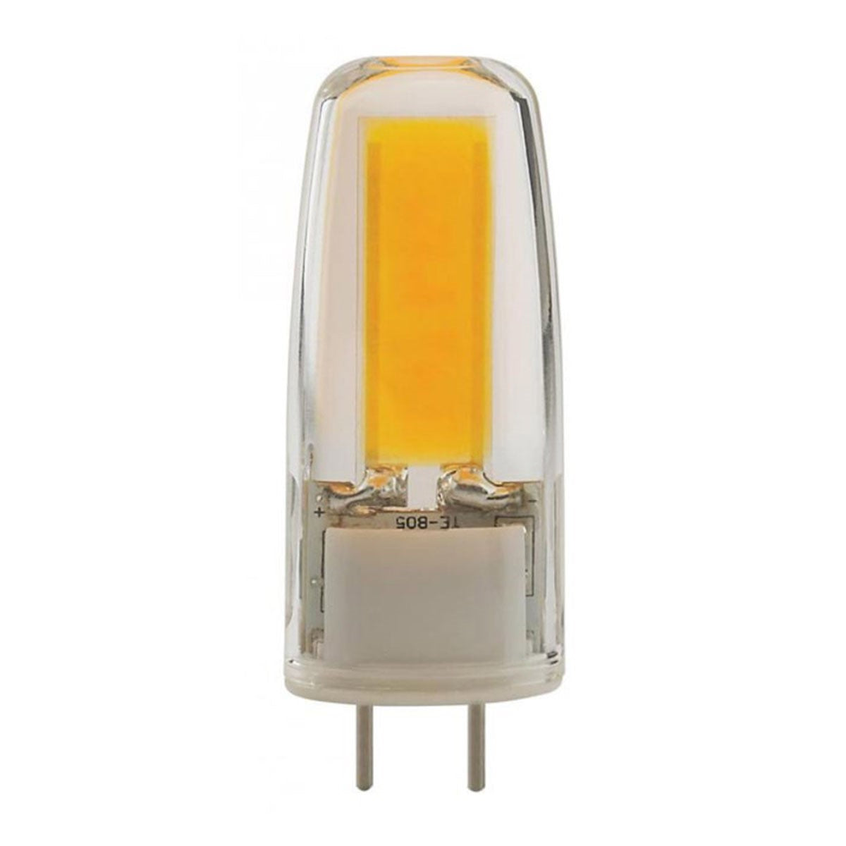 T4 Mini LED Bulb, 4 Watts, 480 Lumens, 5000K, G8 Base, Clear Finish - Bees Lighting