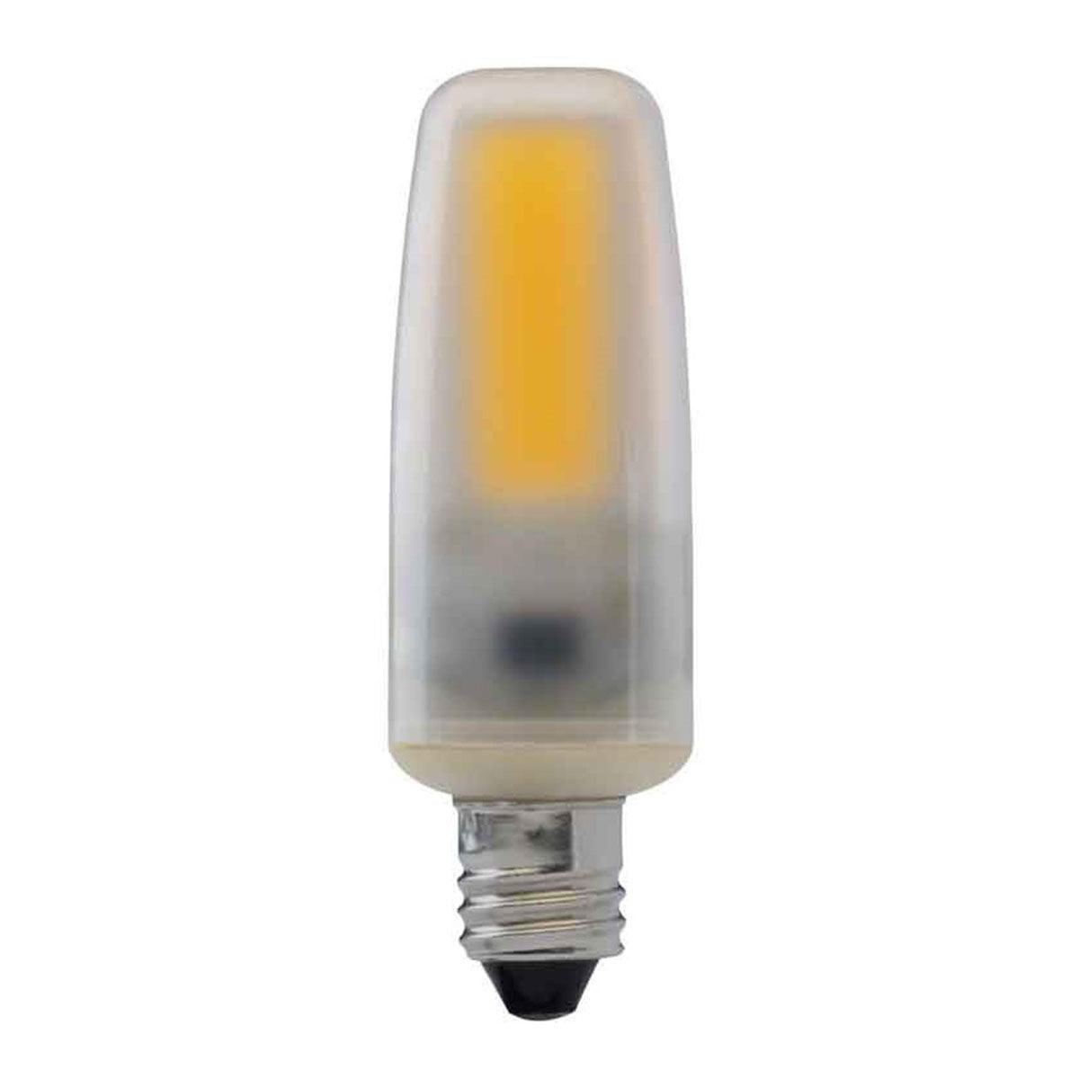 T4 Mini LED Bulb, 4 Watt, 460 Lumens, 5000K, E11 Mini-Candelabra Base, Frosted Finish