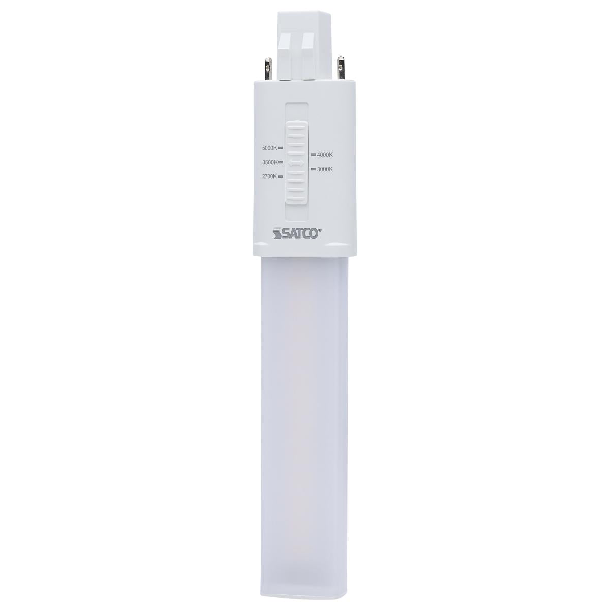 2 pin PL LED Bulb, 6W, 650 Lumens, Ballast Bypass, 27K|30K|35K|40K|50K, GX23 Base