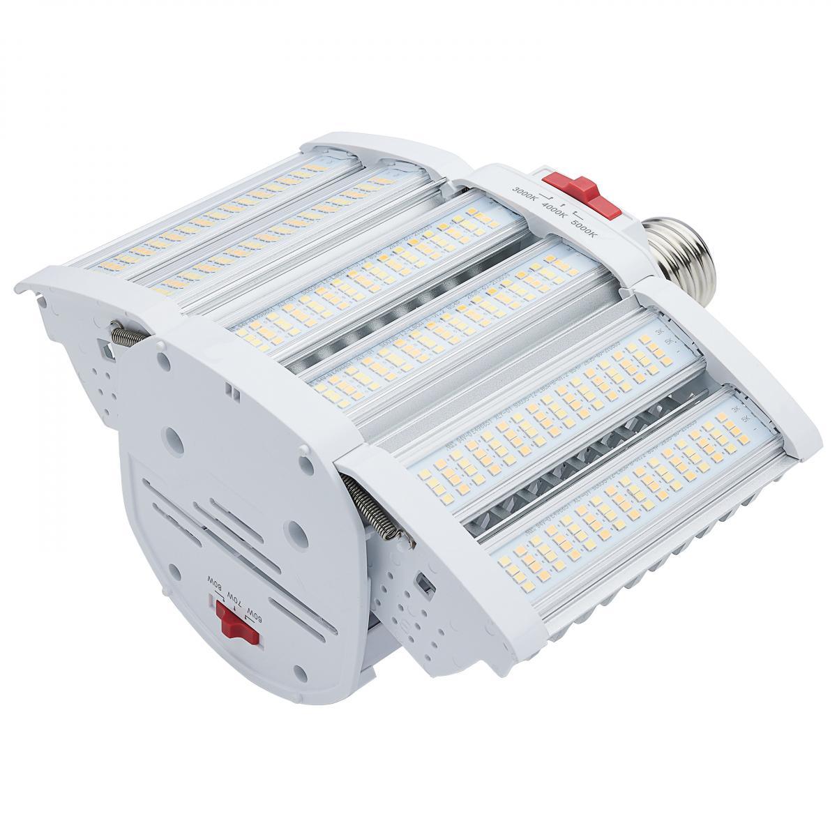 Hi-Pro Shoe Box Retrofit LED Bulb, 11200lm, Selectable CCT, EX39, 120-277V - Bees Lighting