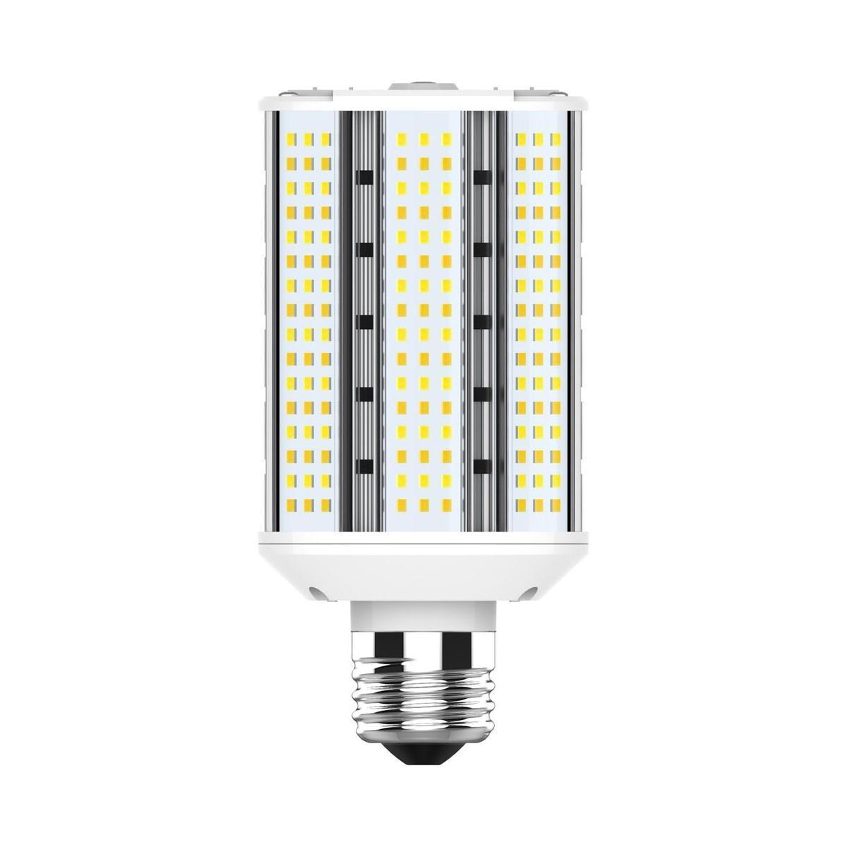 Hi-Pro Wall Pack/Shoebox LED Retrofit Lamp, 30W, 4500 Lumens, Selectable CCT, 30K/40K/50K, E26 Base, 120-277V - Bees Lighting
