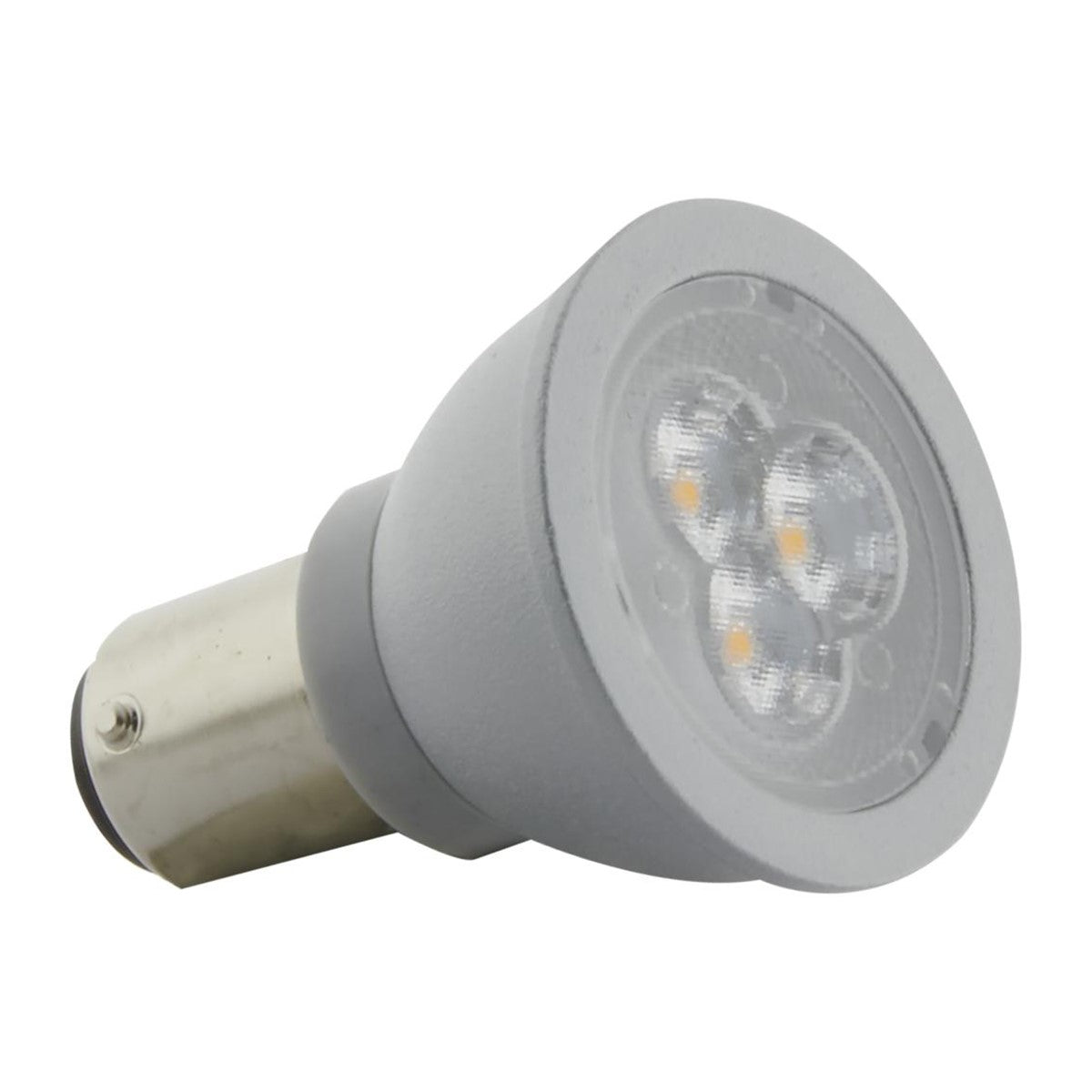 ALR12 LED Reflector Bulb, 3 Watts, 220 Lumens, 3000K, BA15d Double Bayonet Base, 31° Flood - Bees Lighting