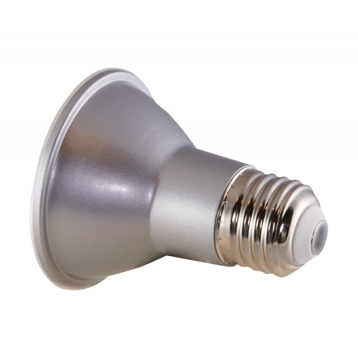 PAR20 Reflector LED Bulb, 6 watt, 520 Lumens, 5000K, E26 Medium Base, 40 Deg. Flood