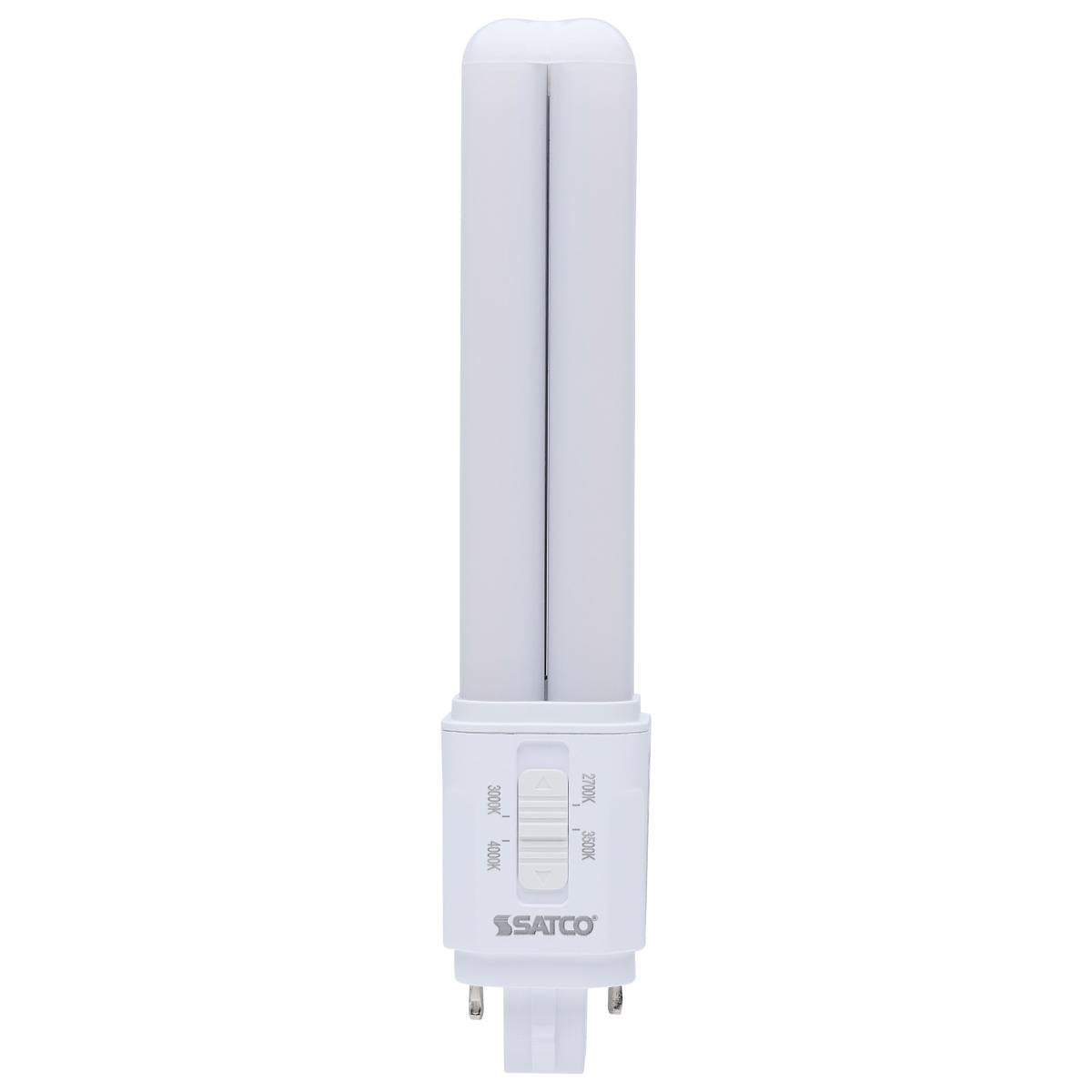 2 pin PL LED Lamp, 9W, 1200 Lumens, Ballast Bypass, 27K|30K|35K|40K, G24d Base - Bees Lighting