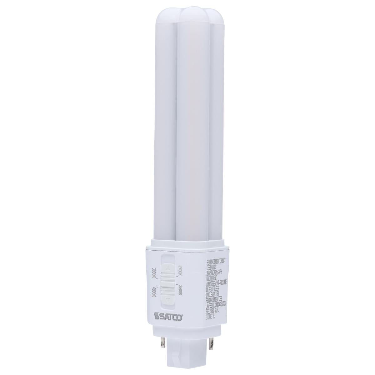 2 pin PL LED Lamp, 9W, 1200 Lumens, Ballast Bypass, 27K|30K|35K|40K, G24d Base - Bees Lighting