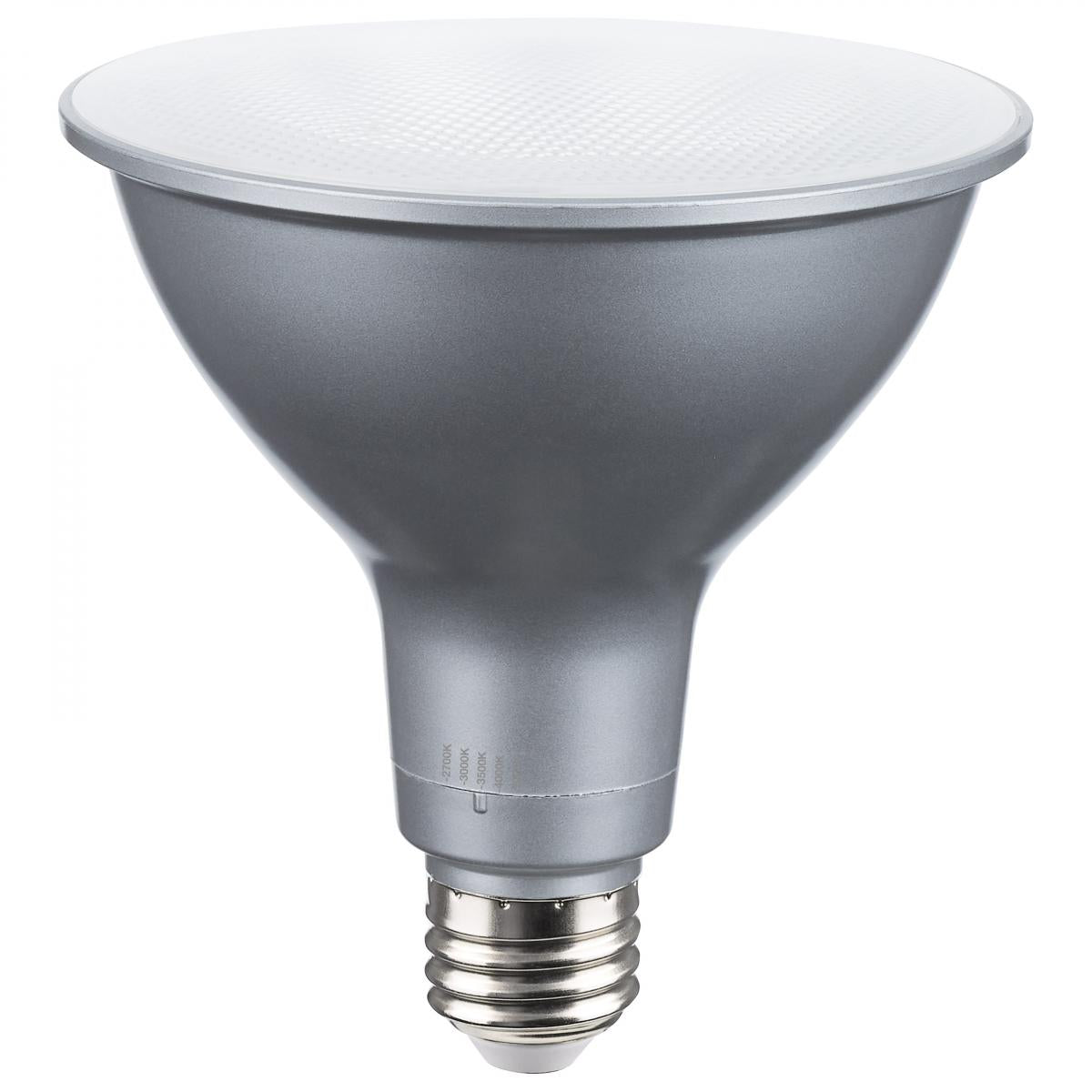 PAR38 LED Bulb, 21W, 3000 Lumens, Selectable 2700K to 5000K, E26 Base, 40° Flood, 120V - Bees Lighting