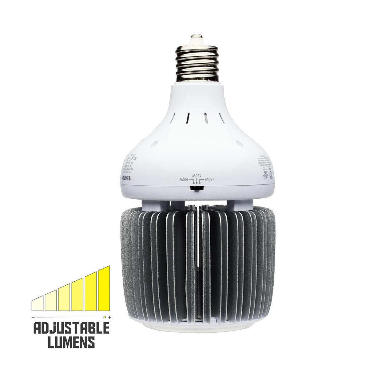 Hi-Pro LED High Bay Bulb, 100W|120W|150W, 21000 Lm, 5000K, 600W MH Equal, EX39 Mogul, 120-277V - Bees Lighting
