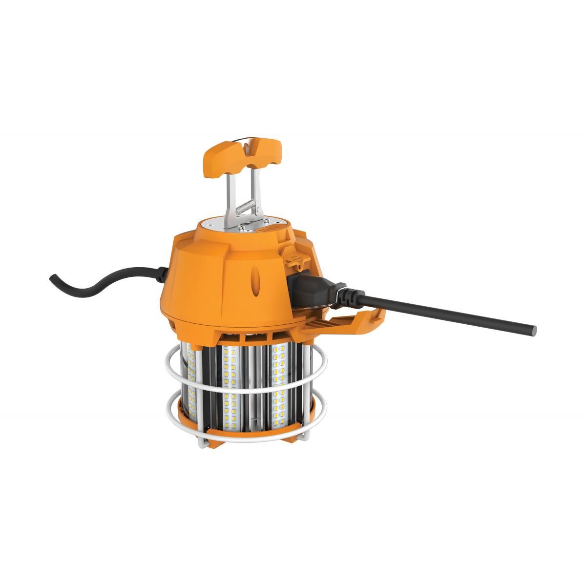 Temporary Work Light, 60W, 6000 Lumens, 6ft Cord & Plug, 120V - Bees Lighting