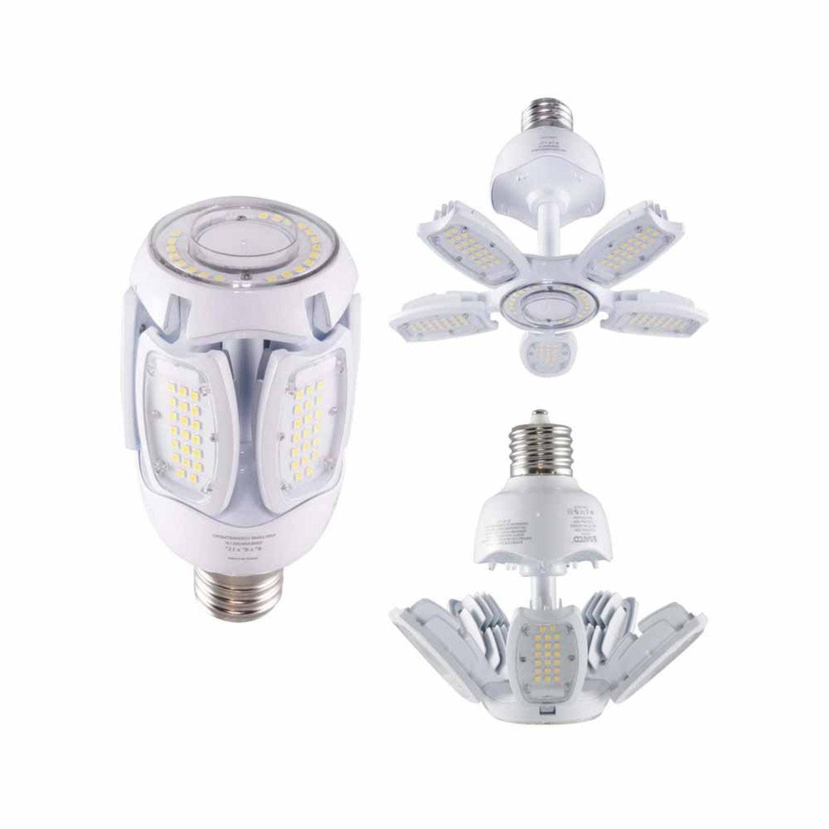 LED Deformable Retrofit Lamp, 40W, 5600 Lumens, 5000K, EX39 Mogul Extended Mogul Base, 120-277V