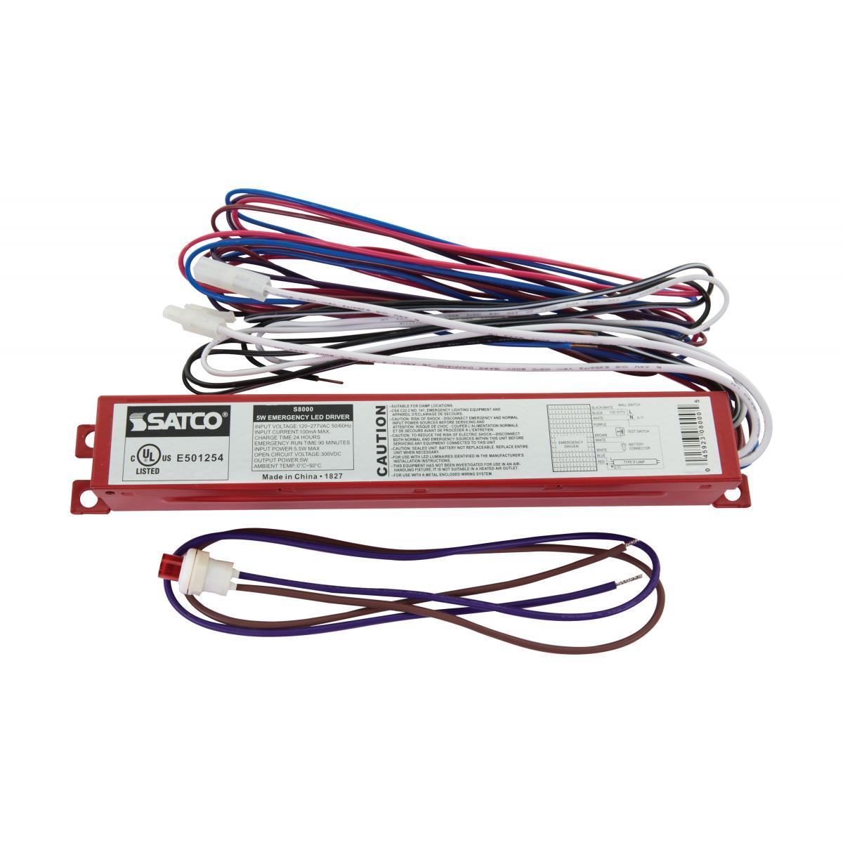 LED Emergency Drivers, 10 Watts Output, 300V DC Output, 90 Minutes