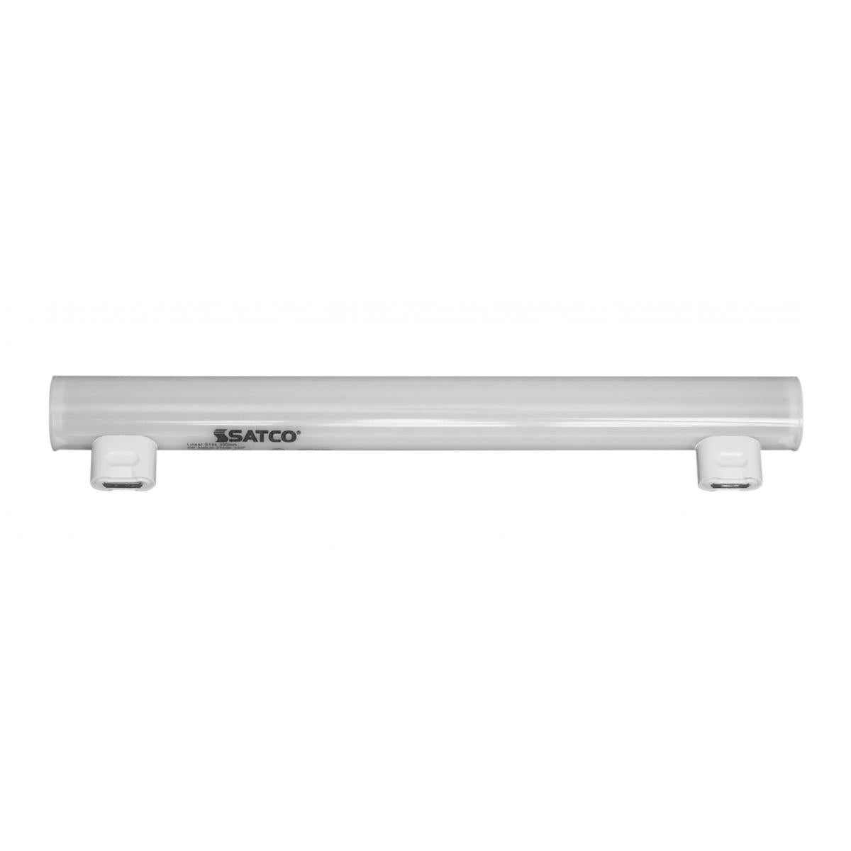 12 Inch LED T10 Linear Tube, 5 Watts, 350 Lumens, 2700K, LN35 Equal, S14S Base, 120V - Bees Lighting