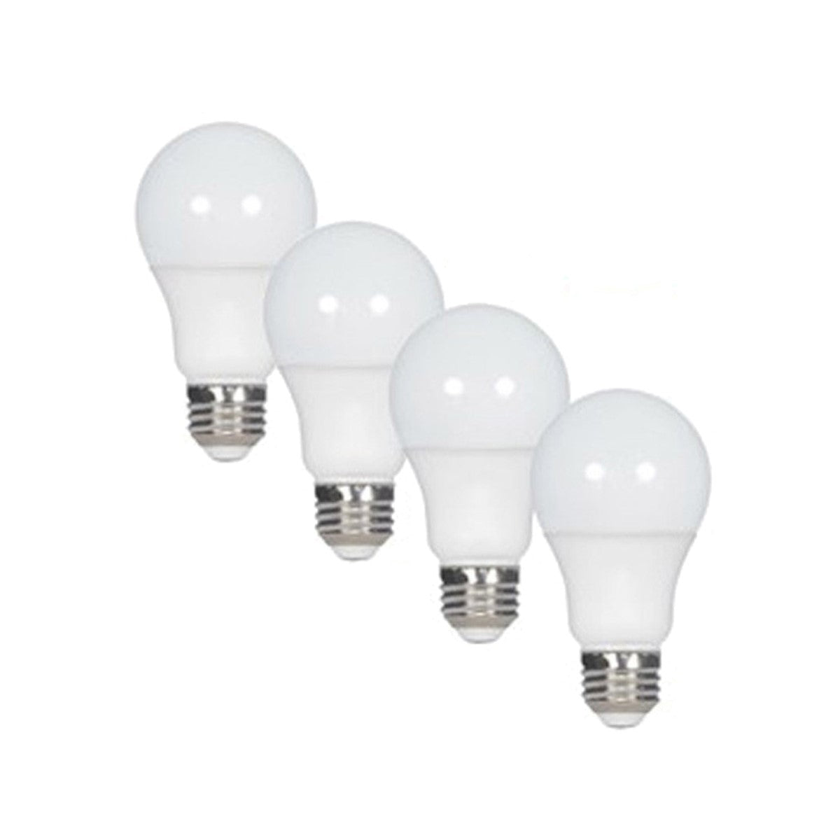 A19 LED Bulb, 100W Equivalent, 16 Watts, 1490 Lumens, 5000K, E26 Medium Base, Frosted, Pack of 4 - Bees Lighting