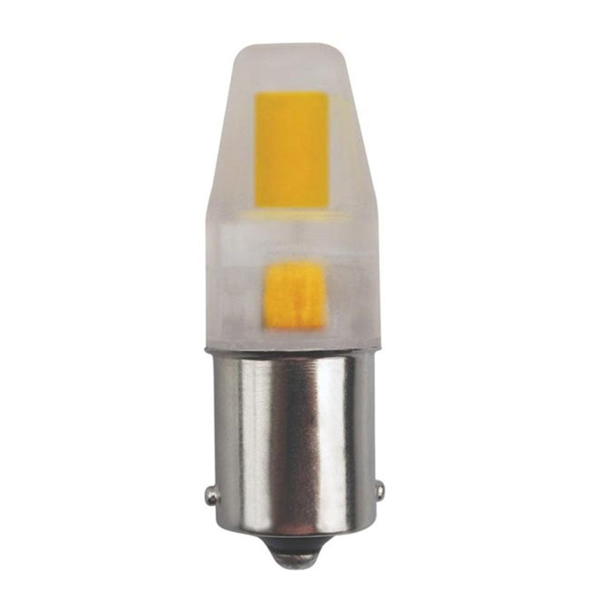 T4 Mini LED Bulb, 3 Watt, 330 Lumens, 3000K, BA15s Single Bayonet Base, Clear Finish - Bees Lighting