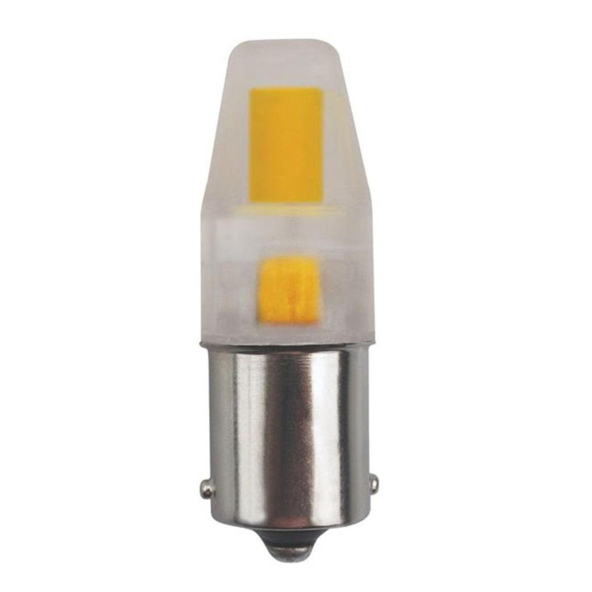 T4 Mini LED Bulb, 3 Watt, 330 Lumens, 5000K, BA15s Single Bayonet Base, Frosted Finish - Bees Lighting