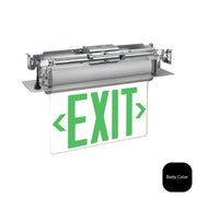 Exitronix Universal Swivel Mount LED Edge-Lit Exit Sign - Bees Lighting