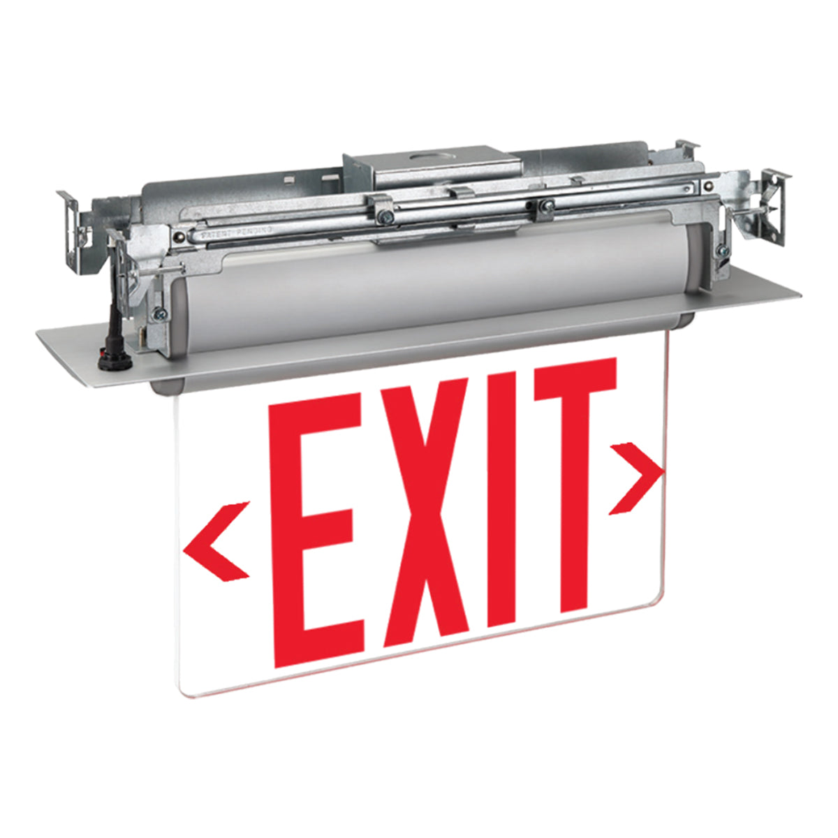 Exitronix Universal Swivel Mount LED Edge-Lit Exit Sign - Bees Lighting