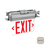 Exitronix Universal Swivel Mount LED Edge-Lit Exit Sign - Bees Lighting