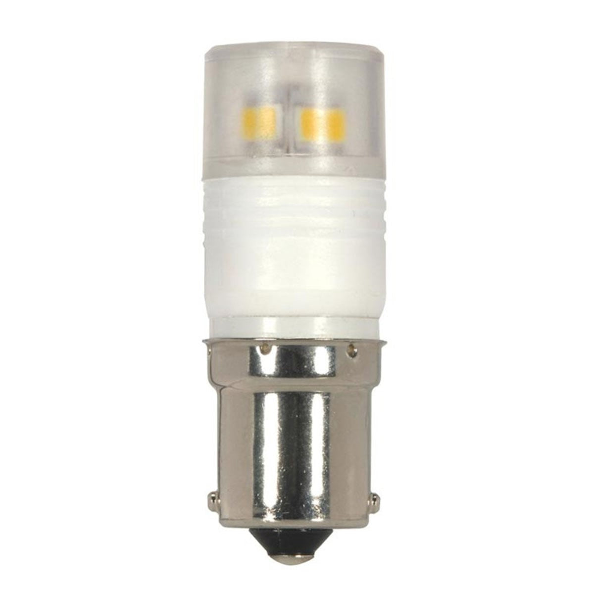 T3 Mini LED Bulb, 2 Watt, 180 Lumens, 5000K, BA15s Single Bayonet Base, Clear Finish - Bees Lighting