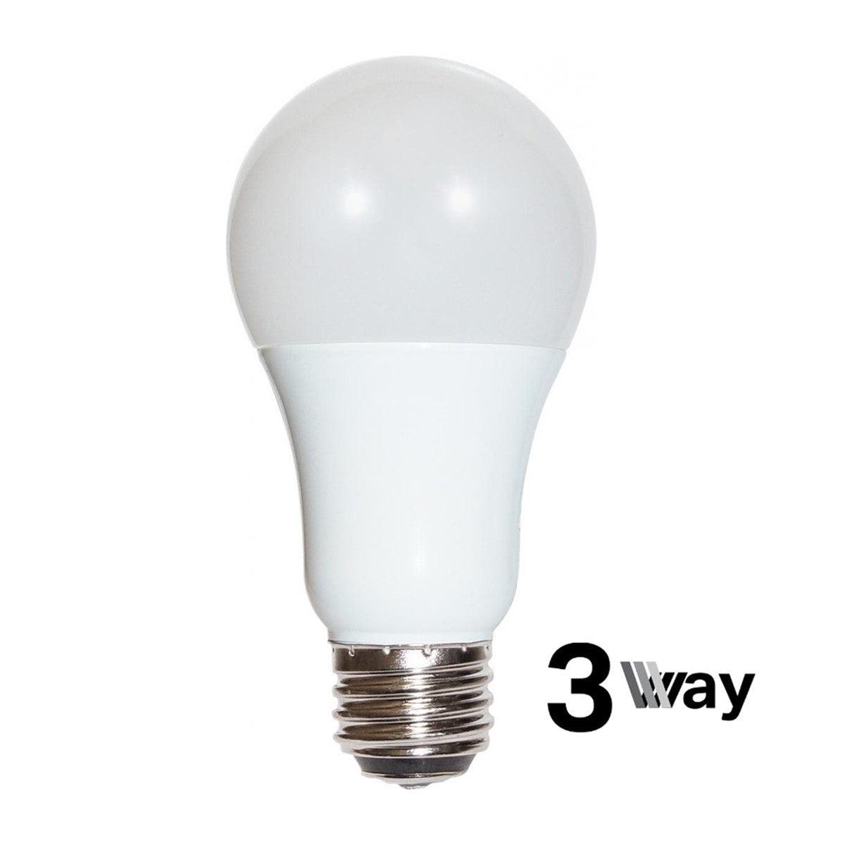 A19 LED Bulb, 100W Equivalent, 12 Watt, 1200 Lumens, 5000K, E26 Medium Base, Frosted Finish - Bees Lighting