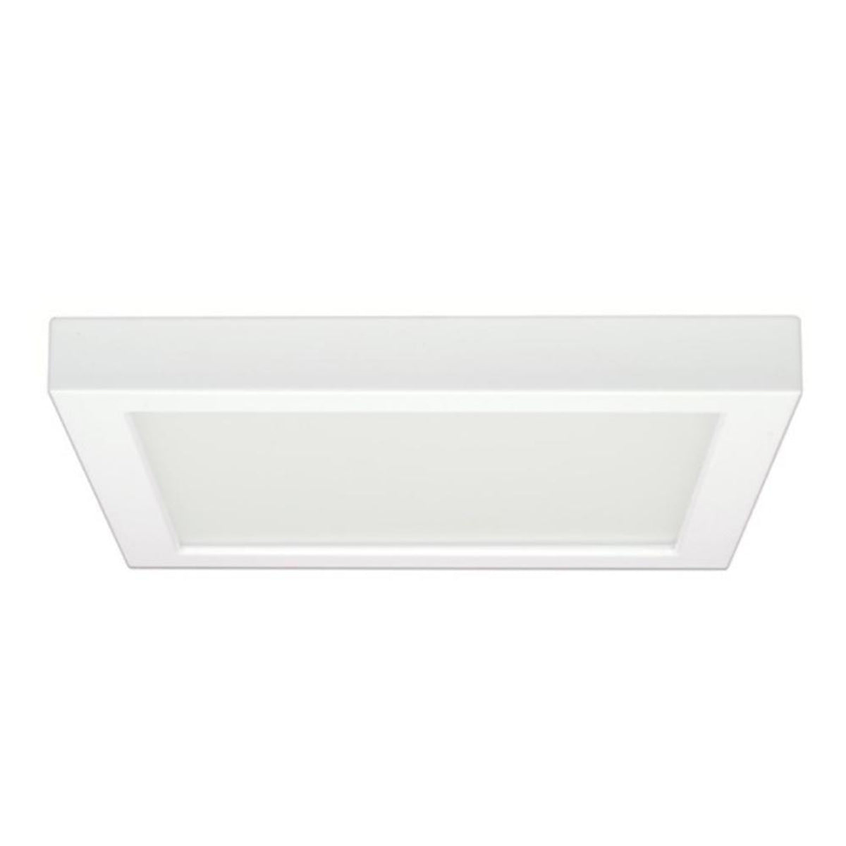 Blink 9 in. LED Square Flush Mount 2700K White finish - Bees Lighting