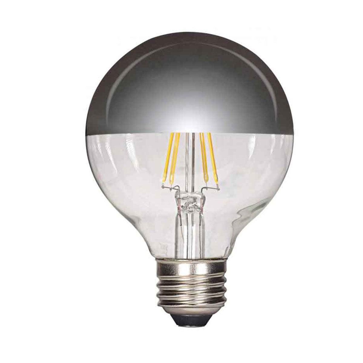 G25 Filament LED Globe Bulb, 5 Watt, 430 Lumens, 2700K, E26 Medium Base, Clear Finish - Bees Lighting