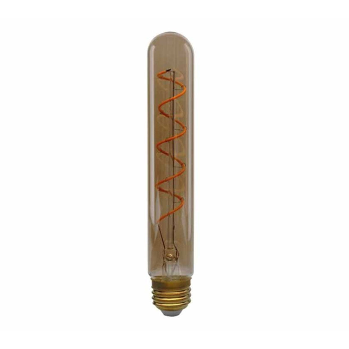 LED T9 Single Tube Bulb, 5 Watt, 240 Lumens, 2000K, E26 Medium Base, Amber Finish - Bees Lighting