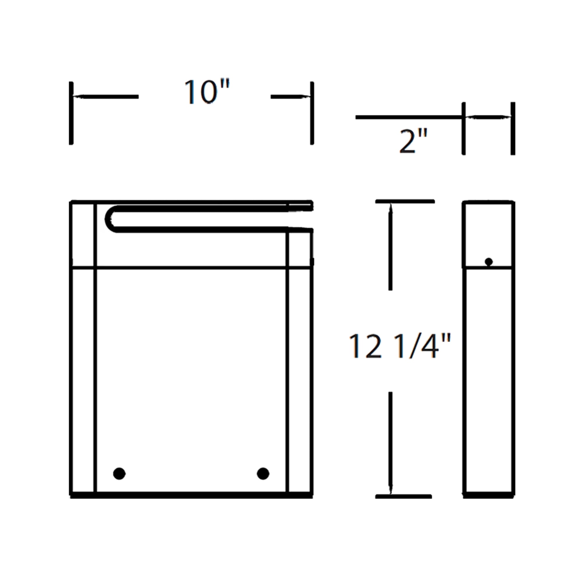 LED Short Bollard Light, 5W, 178lm, 3000K, 120-277V