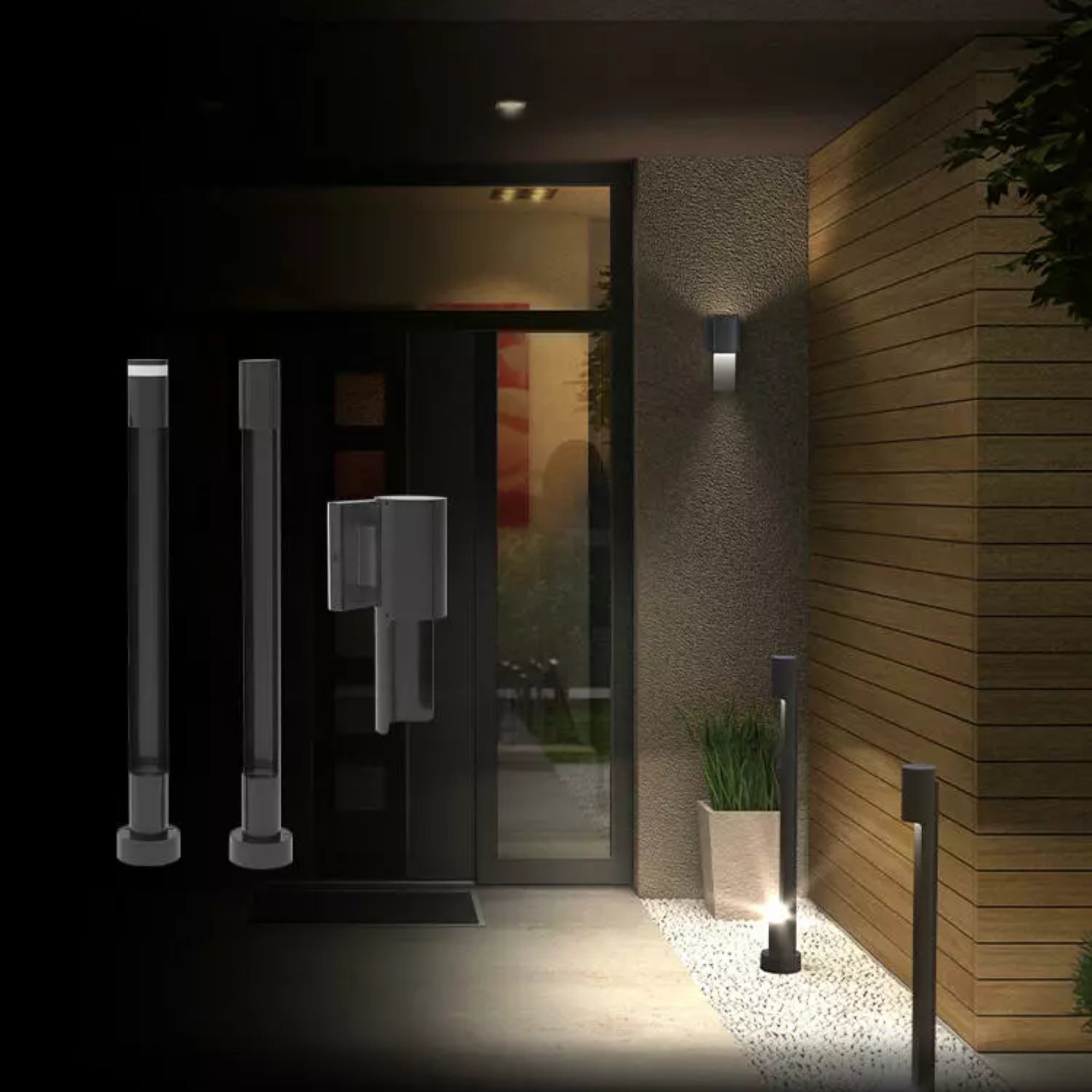 Architectural Wall Sconce Light, 6W, 532lm, 3000K, 120-277V