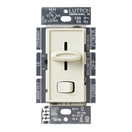 Skylark LED+ Dimmer Switch, 150-Watt, Single Pole or 3-Way, Light Almond - Bees Lighting