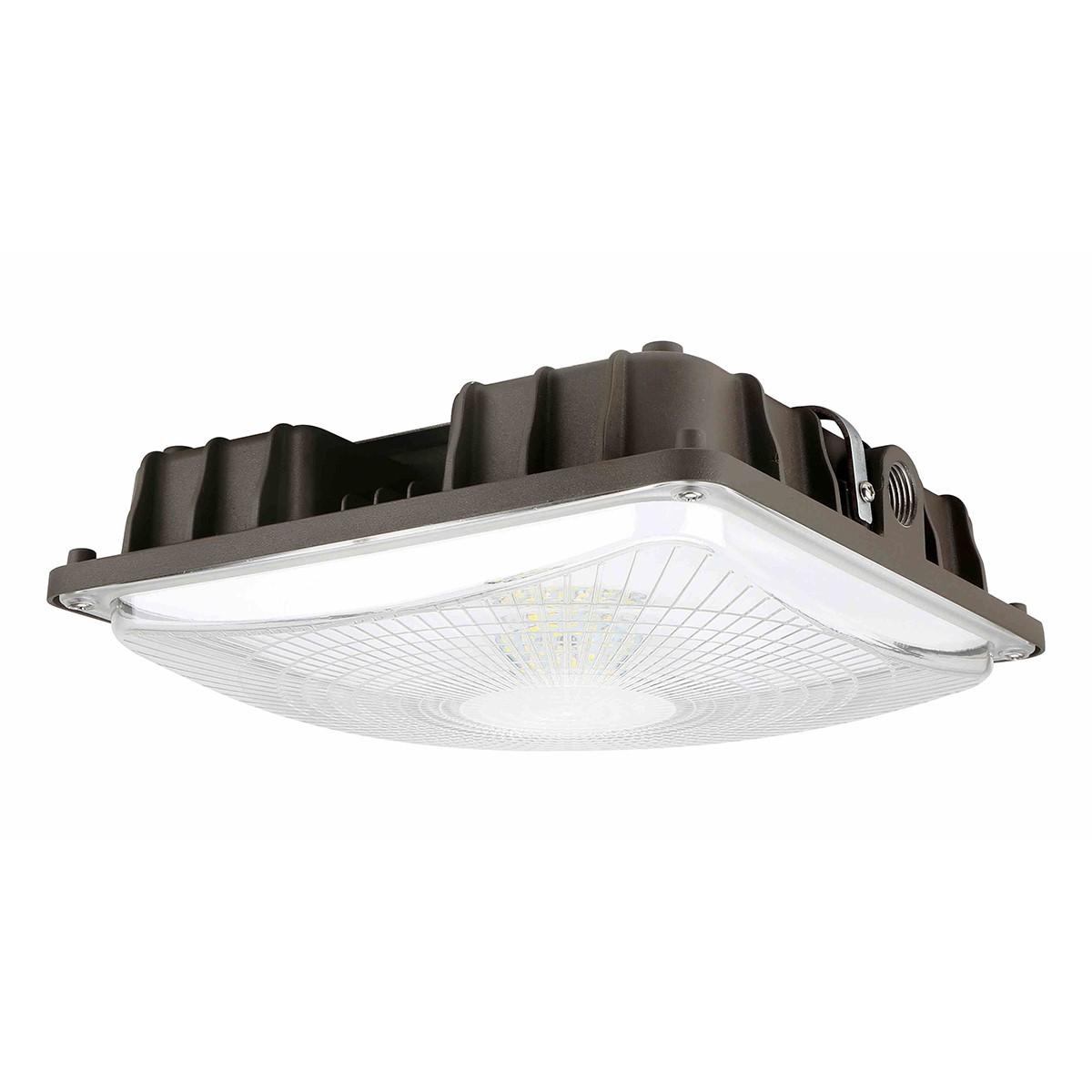 LED Canopy Light, 5500 Lumens, 40 Watts, 5000K, 120-277V - Bees Lighting