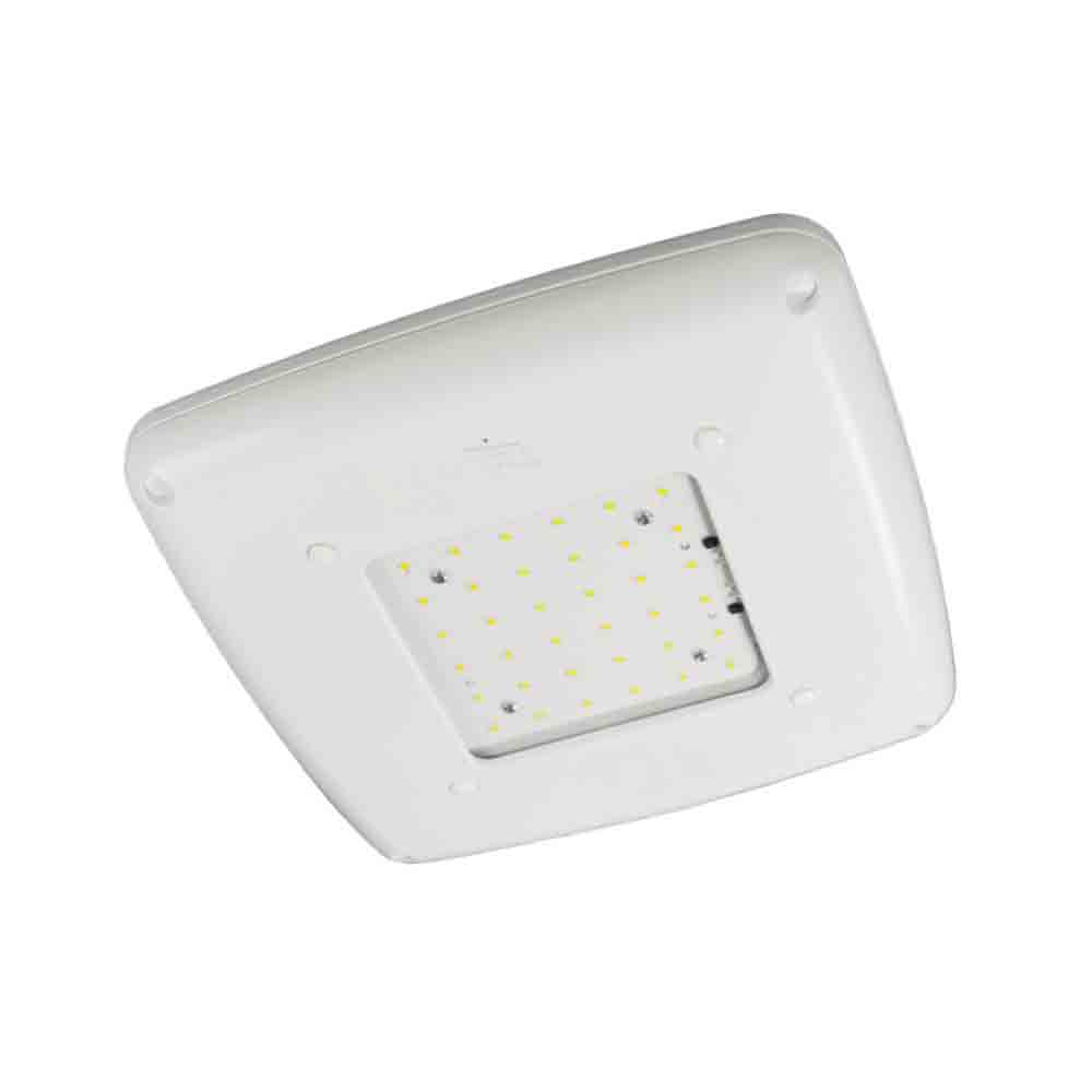 LED Gas Station Canopy Light, 13000 Lumens, 86 Watts, 5000K, 120-277V, Surface Mount - Bees Lighting