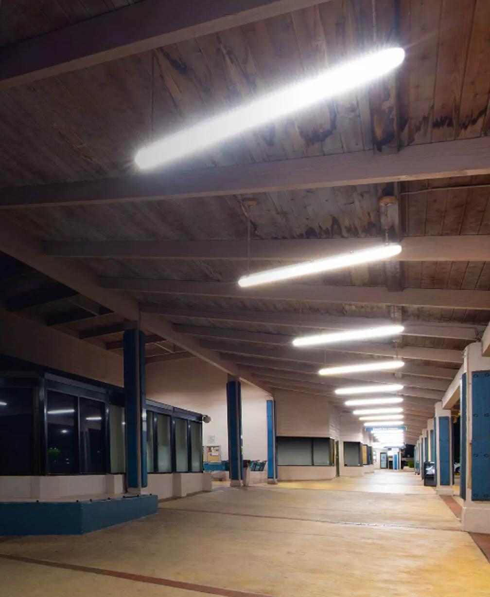 2ft Vapor Tight LED Light, 25 Watts Adjustable, 3400 Lumens, 35K/40K/50K, 120-277V - Bees Lighting