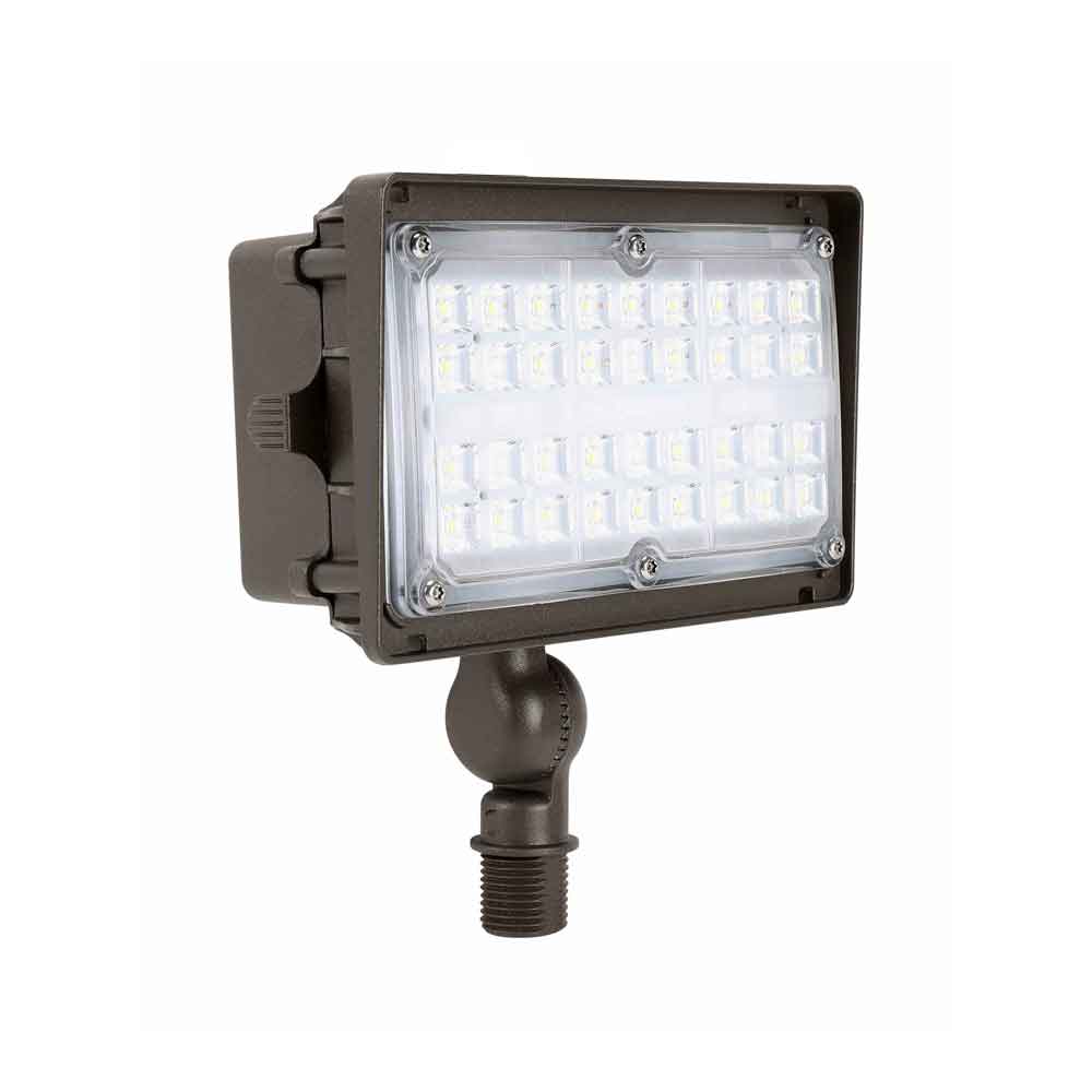 LED Flood Light, 1950 Lumens, 15 Watts, 5000K, 120-277V, Knuckle - Bees Lighting