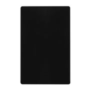 1-Gang Screwless Blank Wall Plate, Black - Bees Lighting