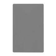 1-Gang Screwless Blank Wall Plate, Gray - Bees Lighting