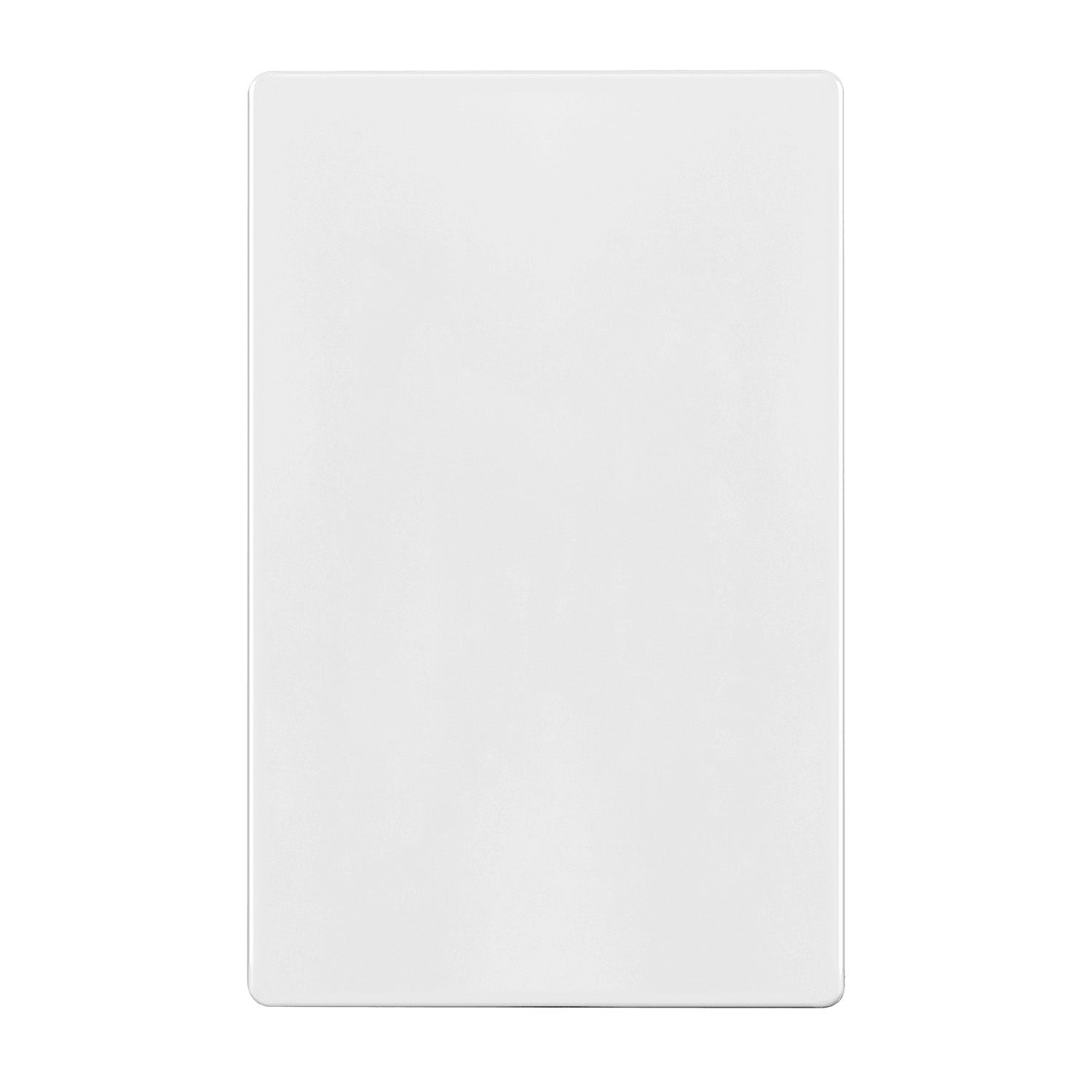 1-Gang Screwless Blank Wall Plate, White - Bees Lighting