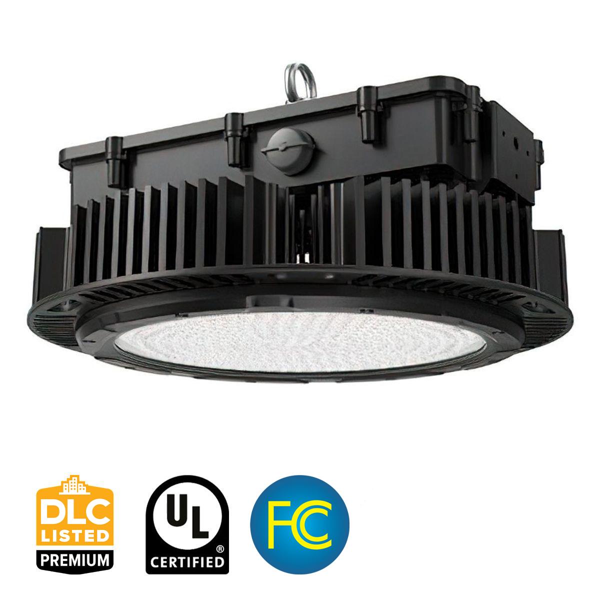 Flood Light and High Bay LED Light, 450 Watts, 79600 Lumens, 4000K, Black Finish, 480V - Bees Lighting