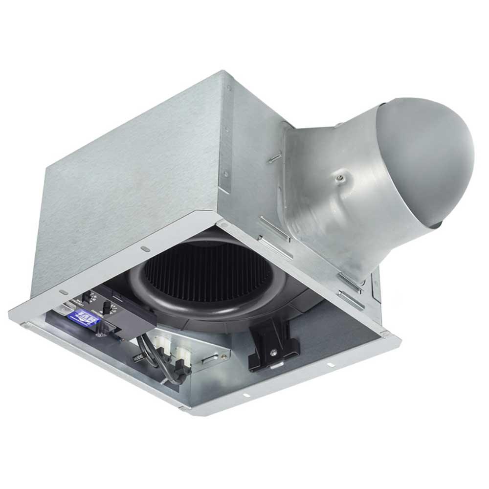 BreezSignature Bathroom Exhaust Fan With Humidity Sensor, 80-100 CFM Adjustable Speed