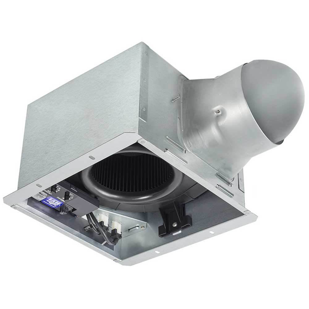 Delta BreezSignature Adjustable 80-110 CFM Bathroom Exhaust Fan With Dimmable LED Light and Night-Light