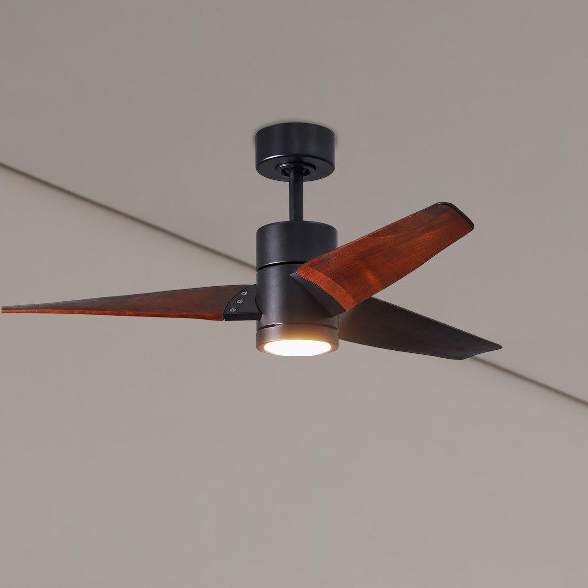 Super Janet 52 Inch Outdoor Ceiling Fan With Light, Wall And Remote Control Included - Bees Lighting