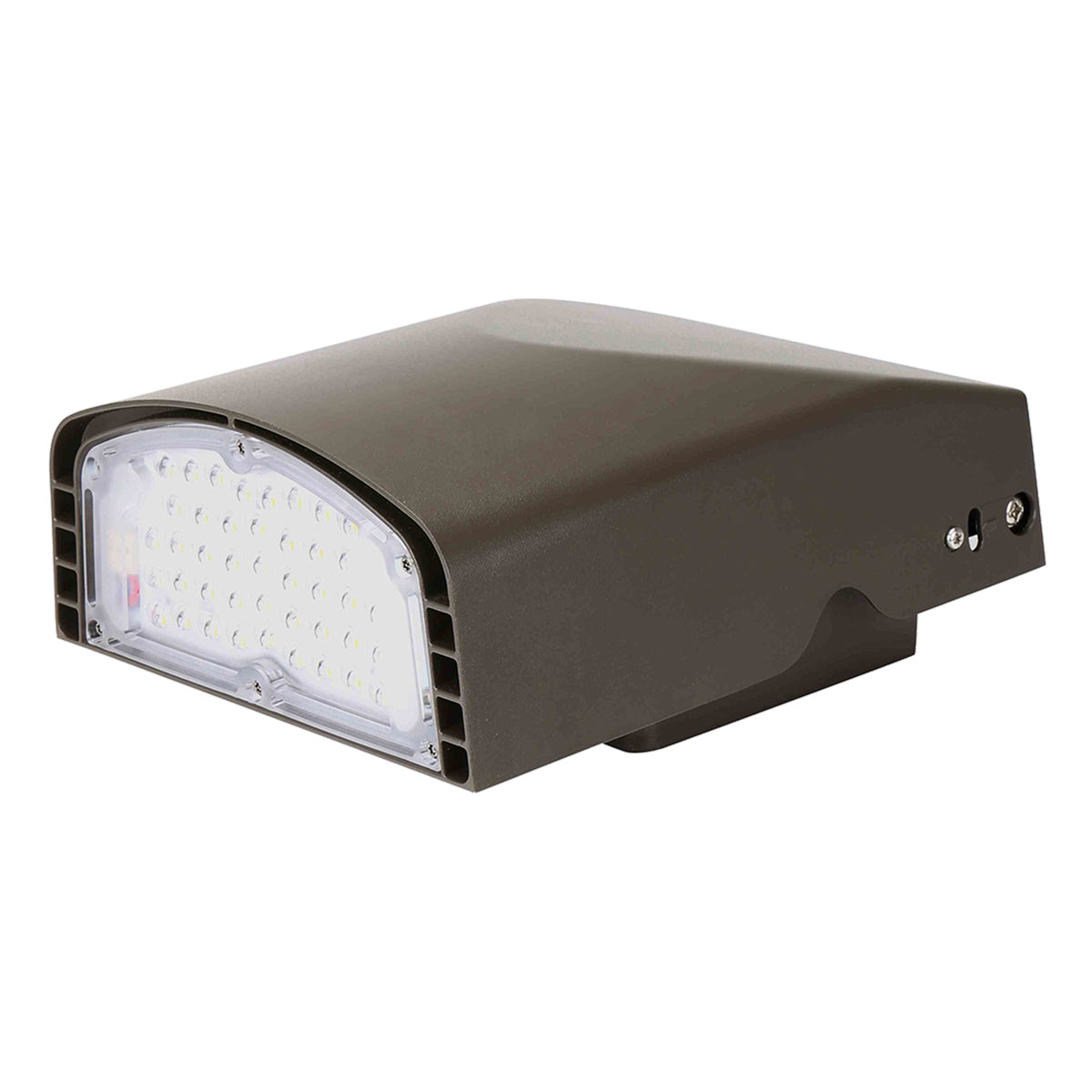 LED Cutoff Wall Pack, 40W, 5600 Lumens, 30K/40K/50K, 120-277V - Bees Lighting