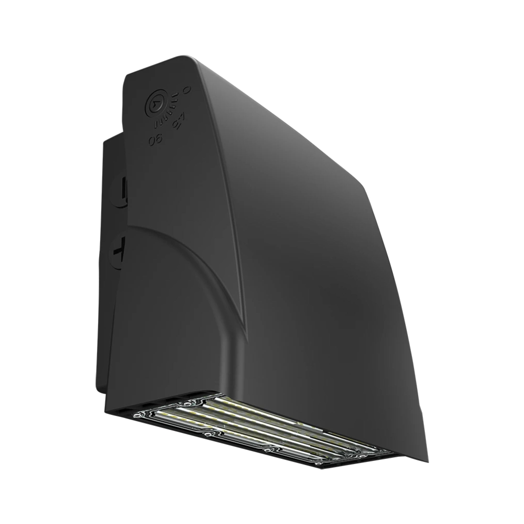 RAB SLIM17FA15ADJ SLIM17 Angle-Adjustable LED Wall Pack 1,904 Lumens 15W Selectable 30K/40K/50K 120-277V Photocell Bronze