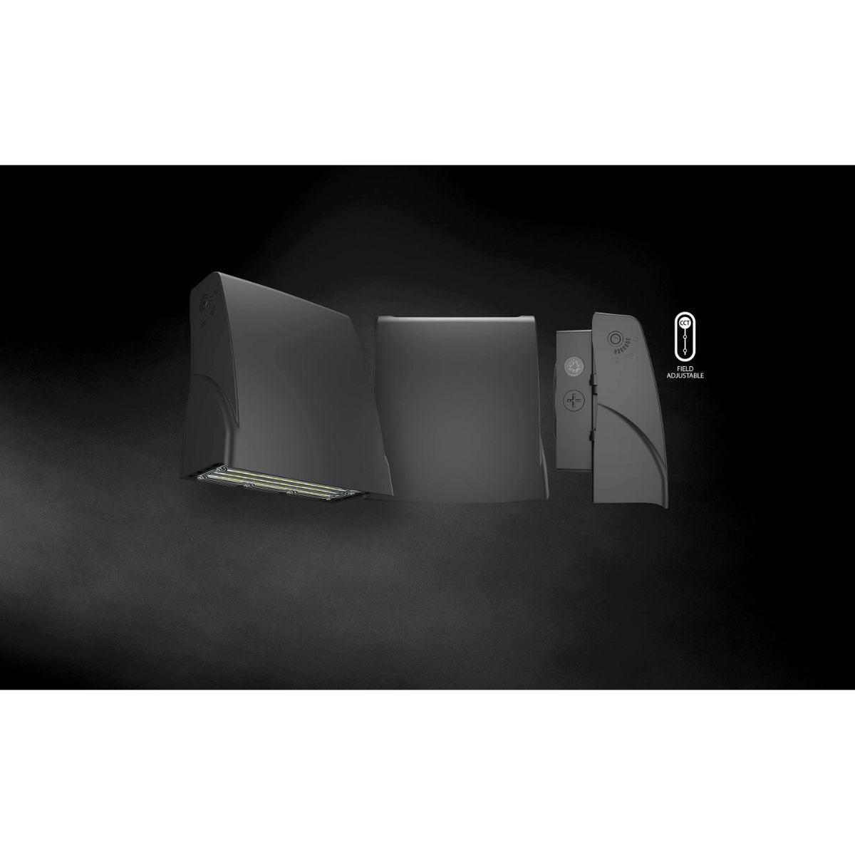 LED Cutoff Wall Pack, 30W, 3800 Lumens, 30K/40K/50K, 120-277V - Bees Lighting