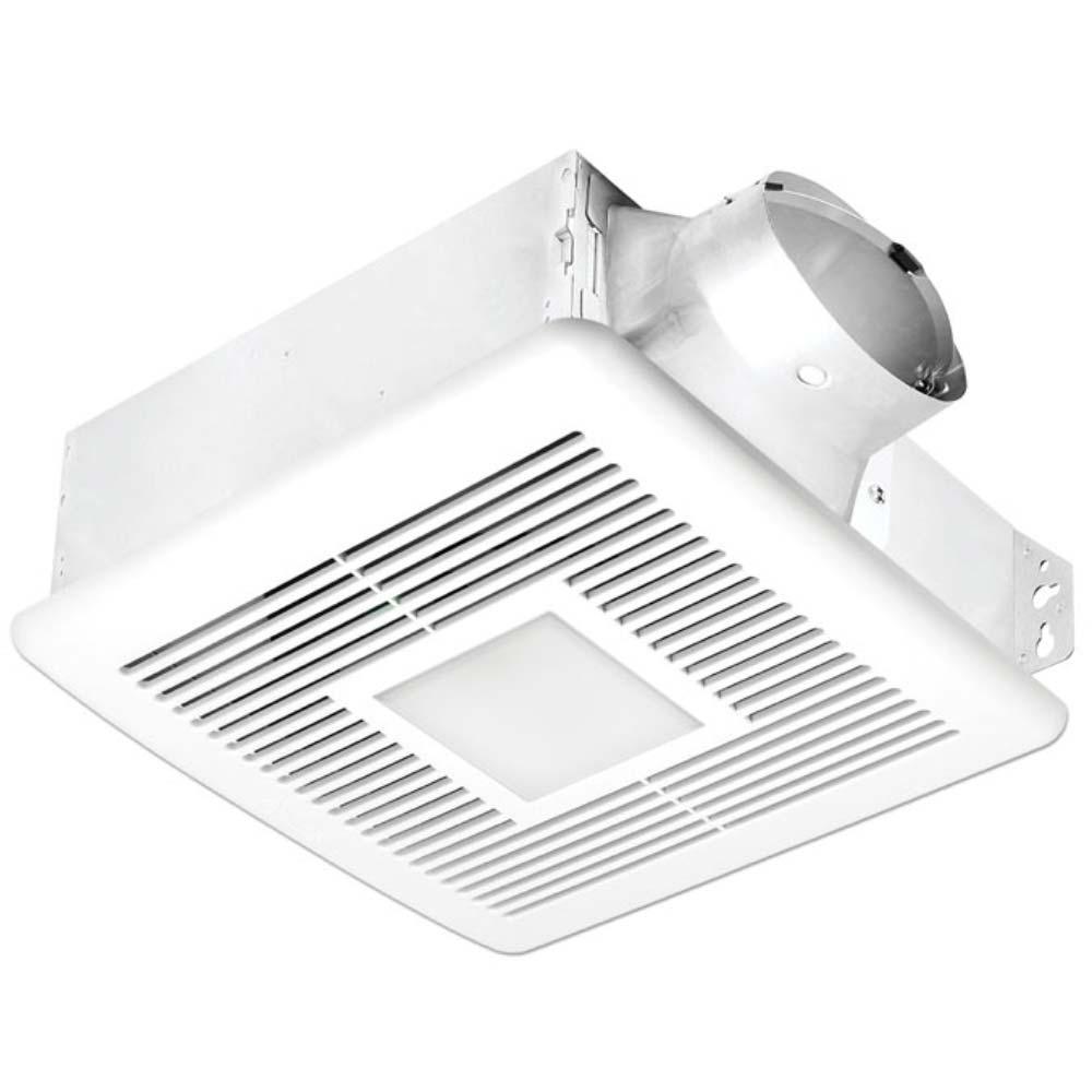 Delta BreezSlim Adjustable 50-80-110 CFM Bathroom Exhaust Fan With Dimmable LED Light