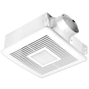 Delta BreezSlim Adjustable 50-80-110 CFM Bathroom Exhaust Fan With Dimmable LED Light - Bees Lighting